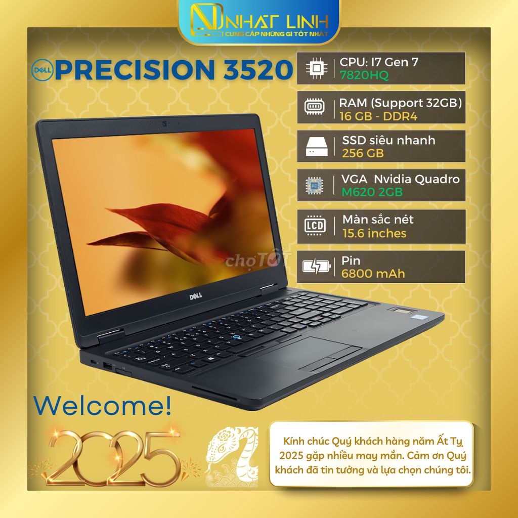 Dell Precision 3520➤Hiệu năng,bền➤Đồ họa, thiết kế