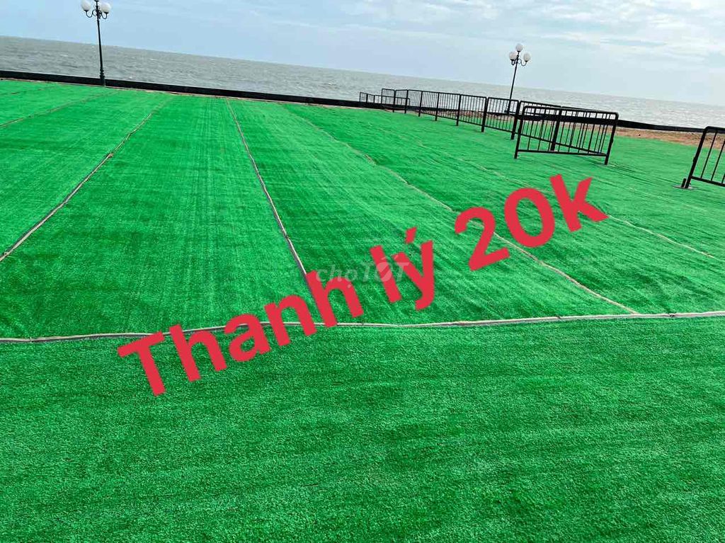 Thảm cỏ nhân tạo xanh non thanh lý 20k