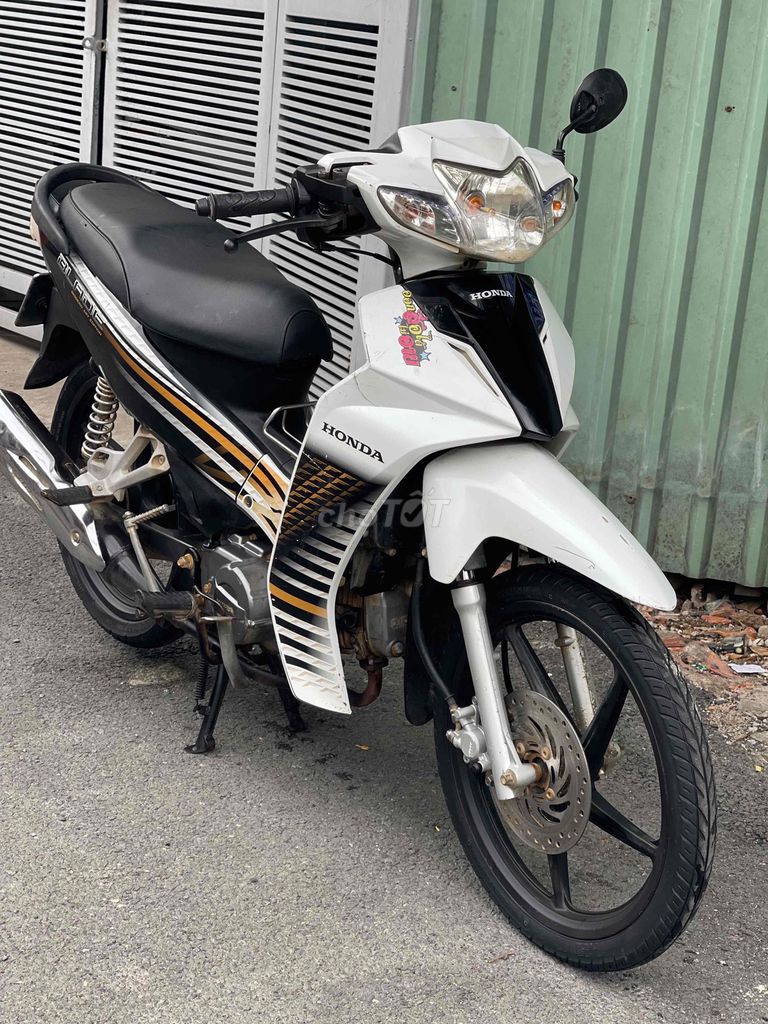 Белый номерной знак Honda Wave Blade 60 бронзовый