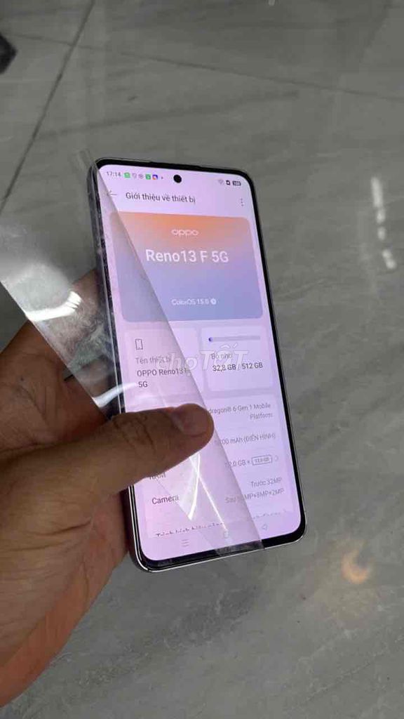 Oppo Reno 13F 5G 12/512GB Zin kính đẹp vỏ cấn. Mua bán Điện thoại tại Quận 8 Tp Hồ Chí Minh được đăng bởi Thanh Tâm Mobile hình 1