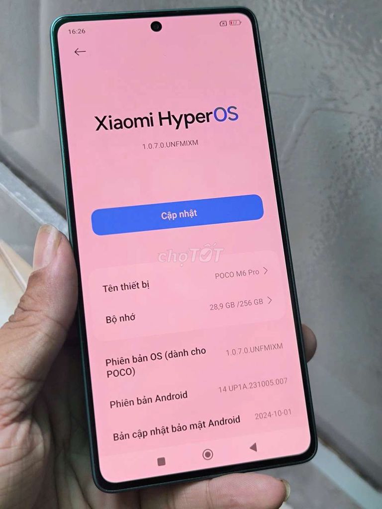 Xiaomi Poco M6 Pro 256GB Xanh. Mua bán Điện thoại tại Quận 12 Tp Hồ Chí Minh được đăng bởi nnh hình 1
