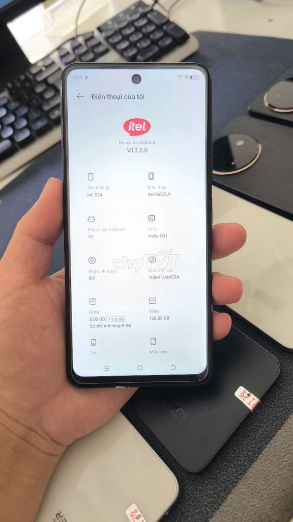 Itel S24 256GB Có NFC. Mua bán Điện thoại tại Huyện Bàu Bàng Bình Dương được đăng bởi MobileShop Nova hình 1