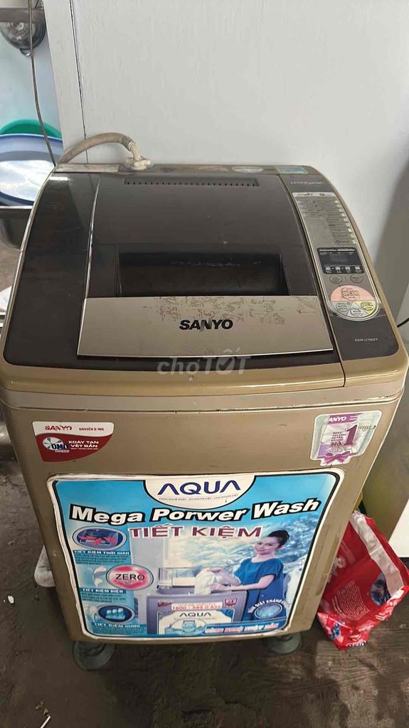 Máy giặt Sanyo 7kg lồng đứng. Mua bán Máy giặt tại Huyện Trảng Bom Đồng Nai được đăng bởi Anh hình 1