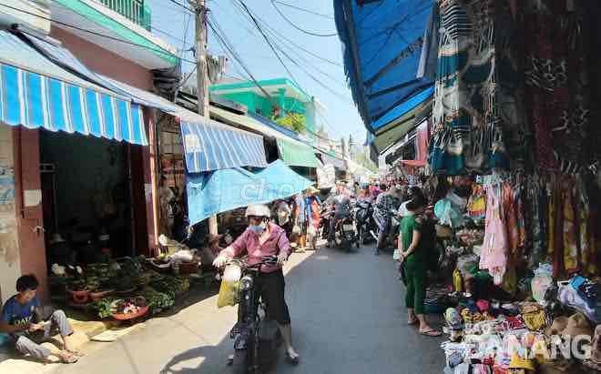 BÁN ĐẤT TẶNG NHÀ MẶT CHỢ AN HẢI ĐÔNG- LÊ HỮU TRÁC CHỈ 3.X TỶ.