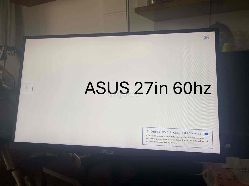 Màn hình Asus 27 inch 60Hz. Mua bán Phụ kiện (Màn hình, Chuột...) tại Quận Bình Thạnh Tp Hồ Chí Minh được đăng bởi Quang Vinhh hình 1