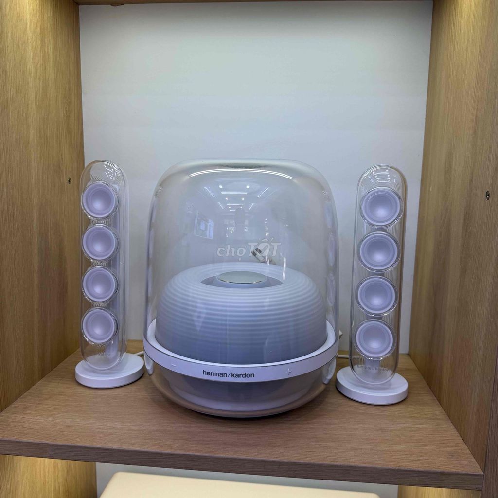 Loa Harman Kardon SoundSticks 4 Trắng. Mua bán Tivi, Âm thanh tại Quận Thanh Khê Đà Nẵng được đăng bởi 515 STORE 515 Trần Cao Vân TRẢ GÓP BAO ĐẬU hình 1