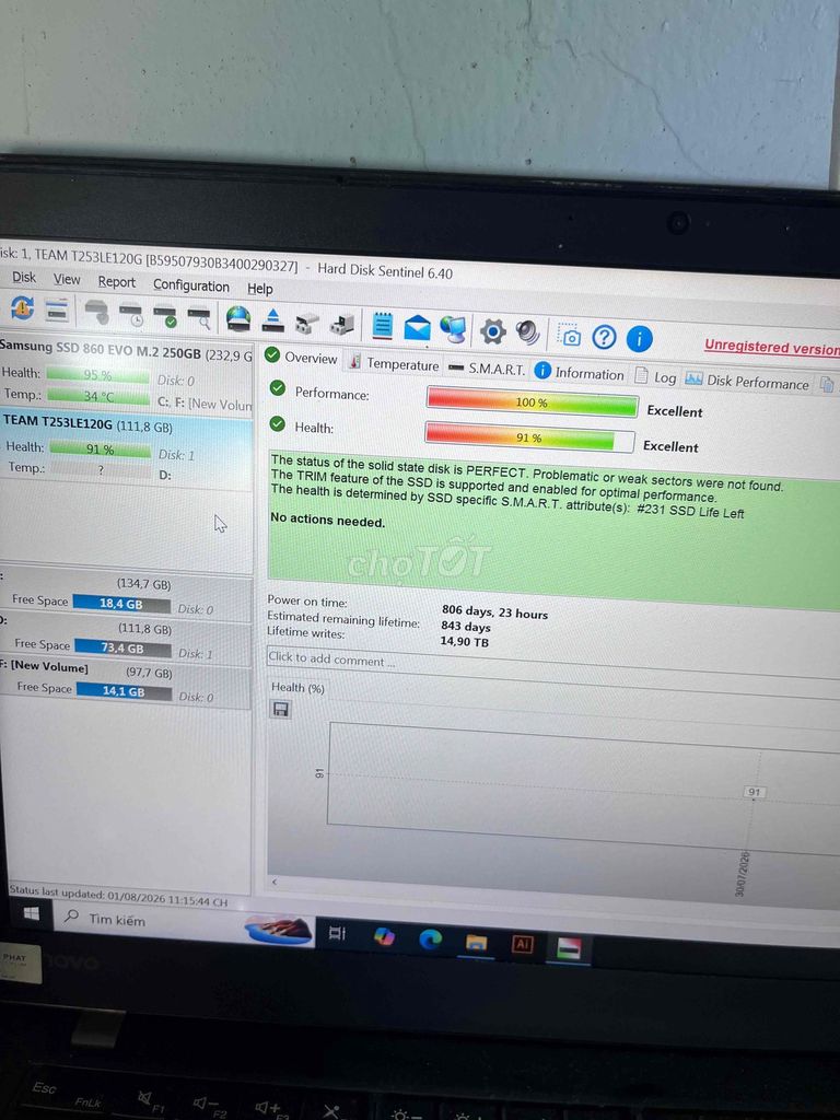 Ổ cứng SSD TeamGroup L3 EVO 120GB SATA III. Mua bán Linh kiện (RAM, Card...) tại Thành phố Thuận An Bình Dương được đăng bởi Điện máy pin hình 1