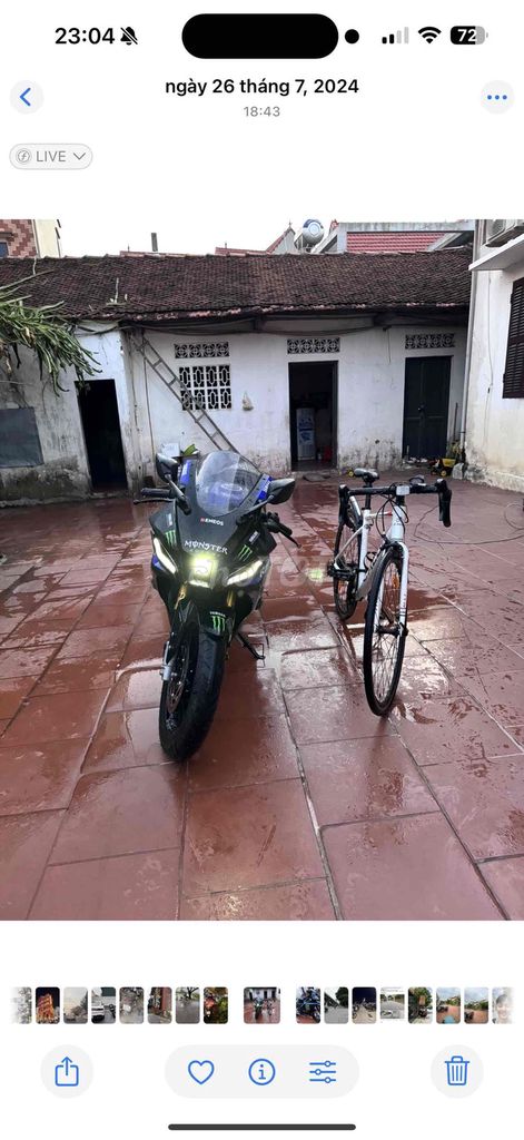 R15m v4 bản Monster giới hạn. Mua bán Xe máy tại Quận Hà Đông Hà Nội được đăng bởi Minh Su hình 2