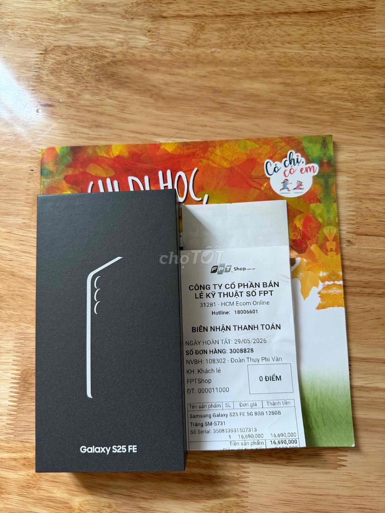 Samsung S25 FE 5G 8Gb 128Gb Trắng SM- S731 Mới FPT. Mua bán Điện thoại tại Quận 12 Tp Hồ Chí Minh được đăng bởi PhuongLuu hình 1