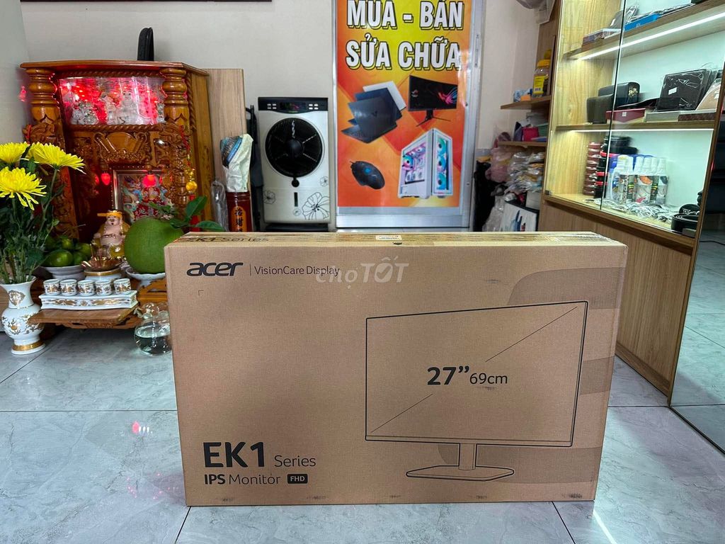 Màn hình 27" 144Hz ips 1ms #Acer New Bh 36th. Mua bán Phụ kiện (Màn hình, Chuột...) tại Quận Bình Thạnh Tp Hồ Chí Minh được đăng bởi TOÀN MÀN HÌNH hình 1