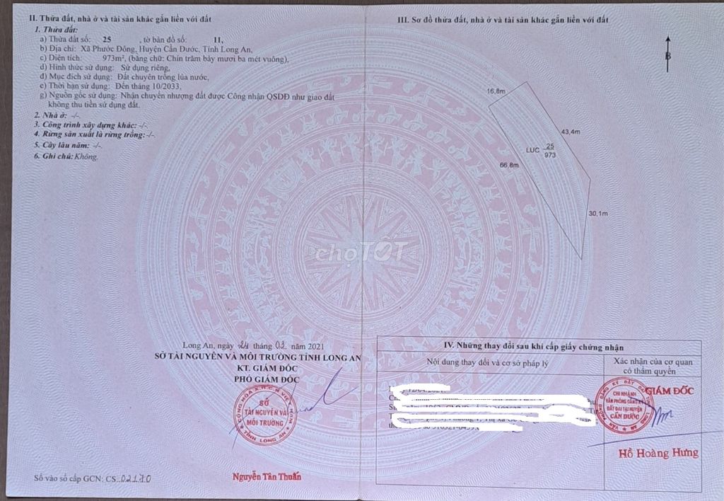 Bán đất 1856m2,sát Quốc Lộ 50,cầu Mỹ Lợi, Phước Đông, Cần Đước Long An