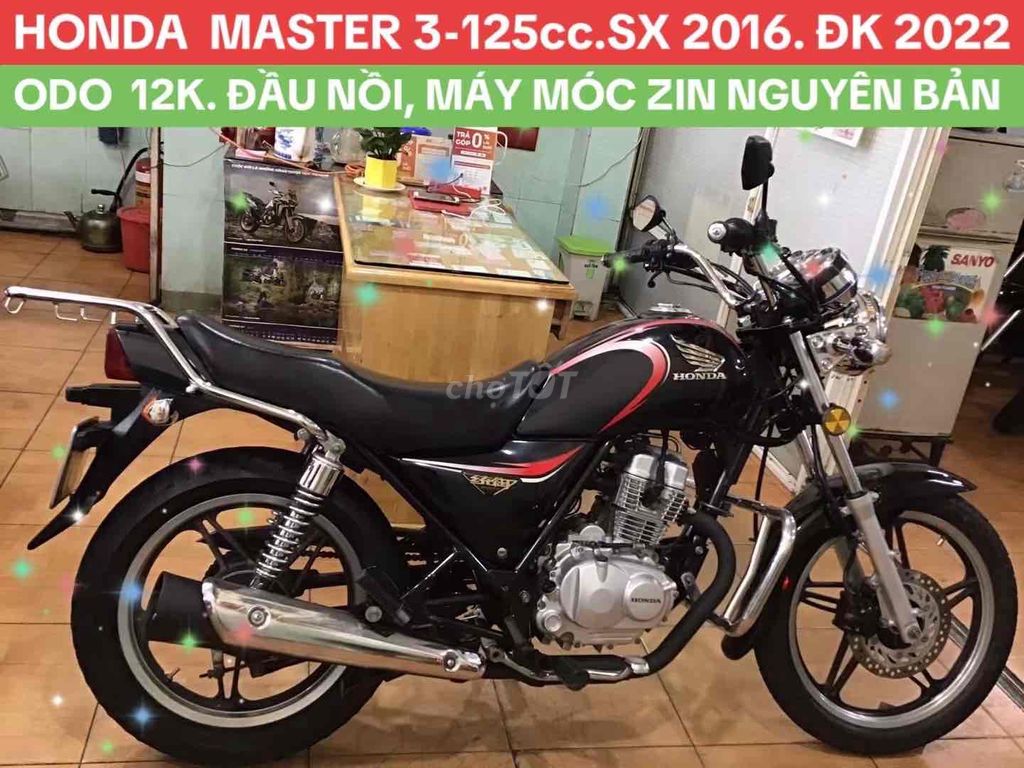 HONDA MASTER 3-125cc. SX 2016.ODO 12K.CỰC ĐẸP. ZIN. Mua bán Xe máy tại Quận Phú Nhuận Tp Hồ Chí Minh được đăng bởi MOTO LUU THANH HAI  77A hình 2