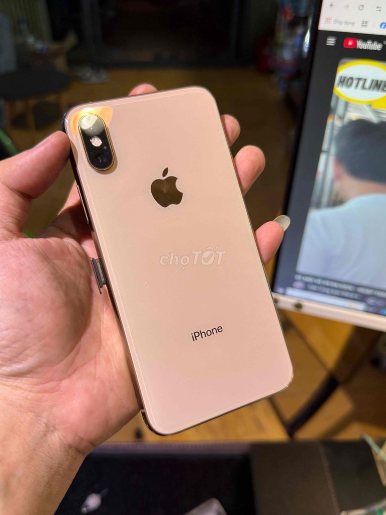 Apple iPhone Xs 64GB Vàng ios 17.6 pin thay new. Mua bán Điện thoại tại Quận Tân Phú Tp Hồ Chí Minh được đăng bởi Minh Sang Store Góp Bao Nợ Xấu hình 1