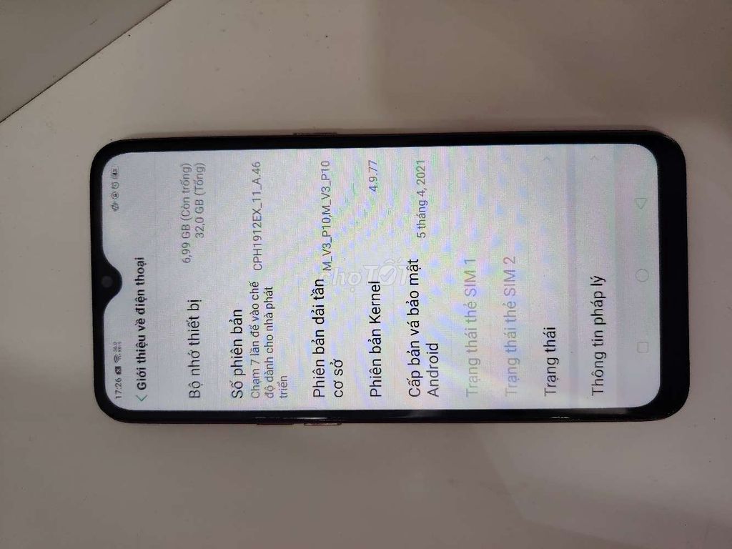 Oppo A5s 32GB Đỏ. Mua bán Điện thoại tại Thành phố Dĩ An Bình Dương được đăng bởi đông hình 1