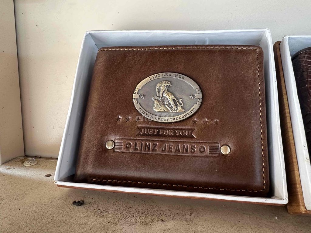 Ví da Linz Leather Nam Da Nâu. Mua bán Túi xách tại Thành phố Bến Tre Bến Tre được đăng bởi Shop Đồ Da Thật hình 1