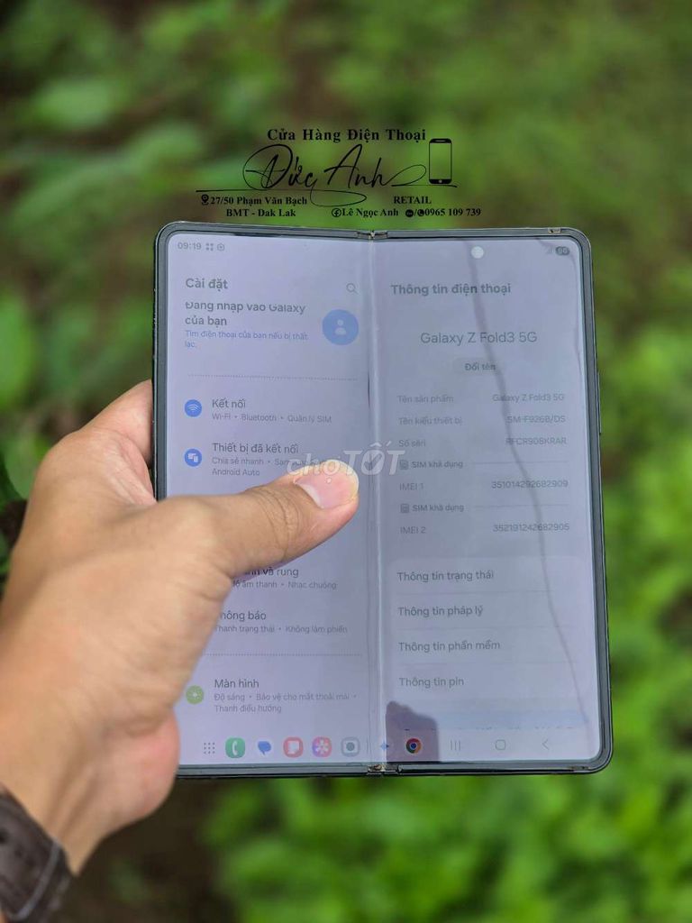Samsung Galaxy Z Fold 3 512GB. Mua bán Điện thoại tại Thành phố Buôn Ma Thuột Đắk Lắk được đăng bởi Đức Anh Retail hình 1