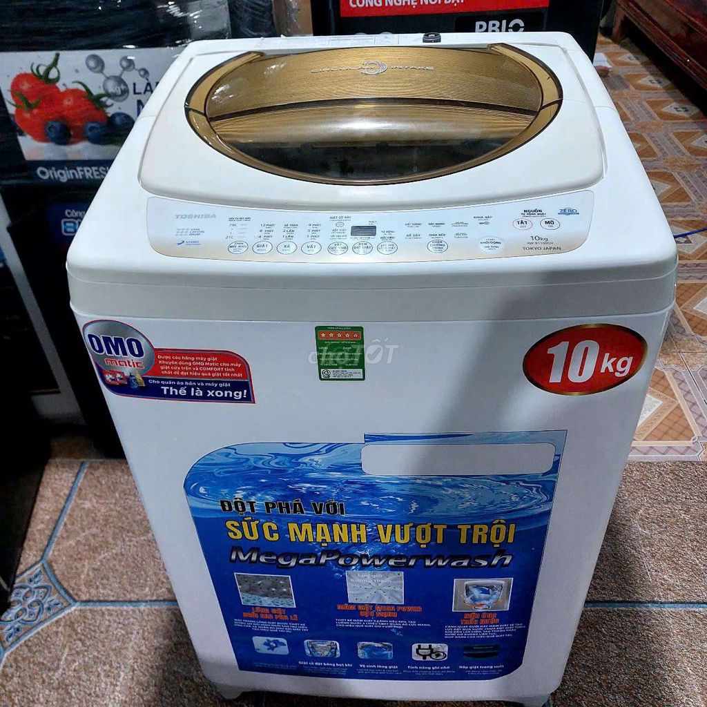 Máy giặt Toshiba 10kg đã qua sử dụng. Mua bán Máy giặt tại Quận Ninh Kiều Cần Thơ được đăng bởi ĐIỆN LẠNH HOÀNG KHẢI hình 1
