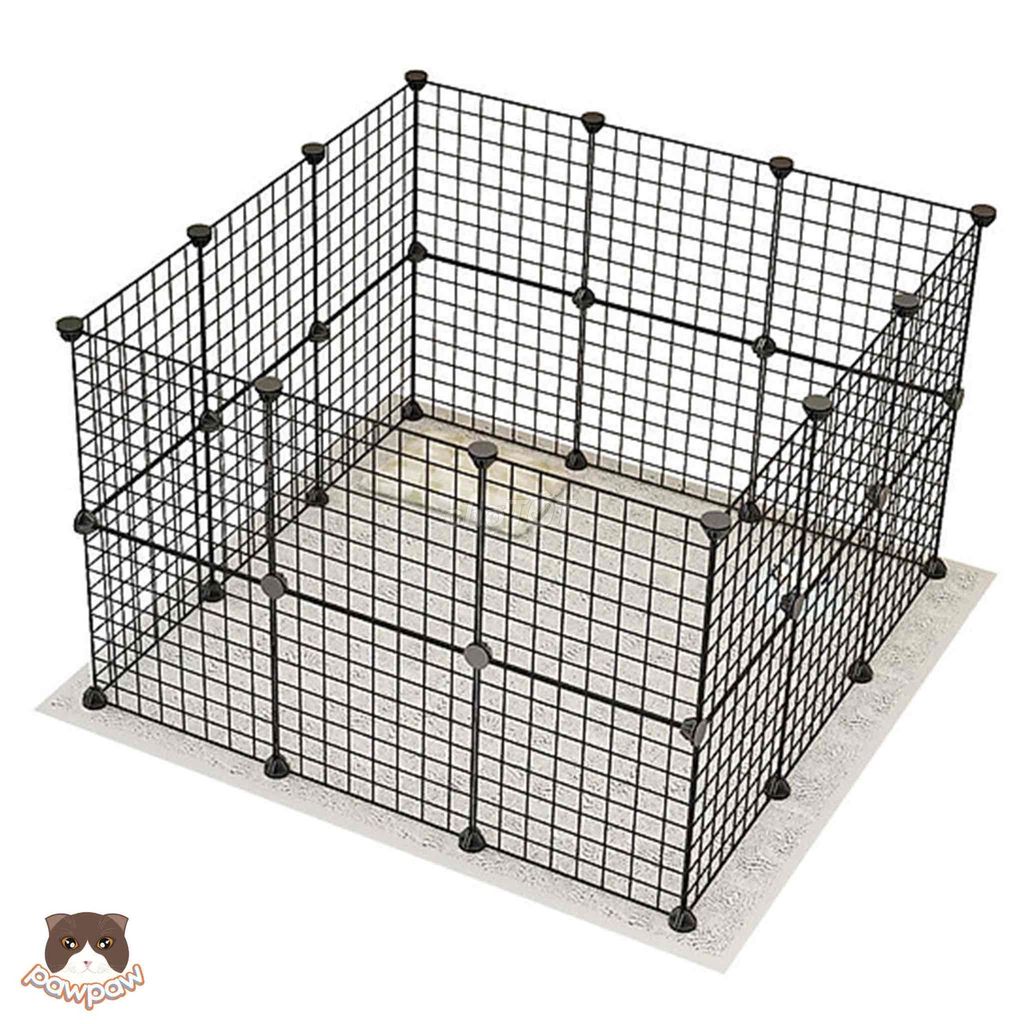 Quây chuồng chó mèo lưới kim loại đen. Mua bán Phụ kiện, Thức ăn, Dịch vụ tại Thành phố Thủ Dầu Một Bình Dương được đăng bởi Khả Linh hình 1
