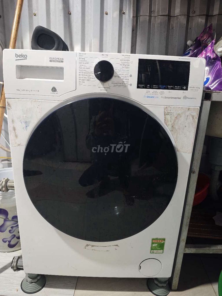 Máy giặt Beko 9kg cửa trước đã dùng. Mua bán Máy giặt tại Huyện Thanh Trì Hà Nội được đăng bởi Hùng Byns hình 1