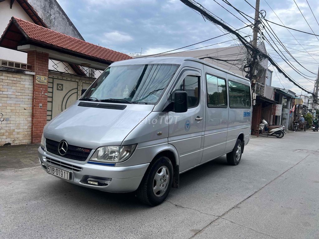 MercedesSpriter Van 6 chổ 850kg đi giờ cấm sx 2007. Mua bán Ô tô tại Quận 8 Tp Hồ Chí Minh được đăng bởi Đông Mai hình 1