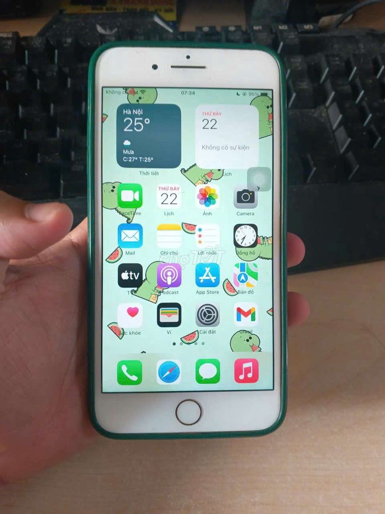 Apple iPhone 8 Plus 64GB Vàng Like New. Mua bán Điện thoại tại Quận 12 Tp Hồ Chí Minh được đăng bởi Trần Nhung hình 1