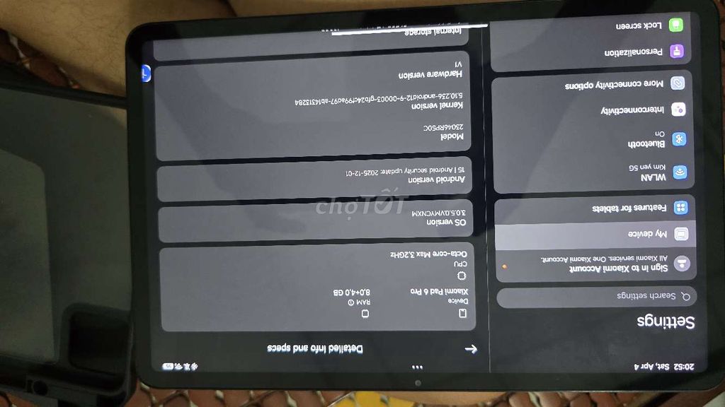 Xiaomi Redmi Pad 6 Pro 8GB/128GB. Mua bán Máy tính bảng tại Thành phố Tân An Long An được đăng bởi Lâm Nguyên hình 1