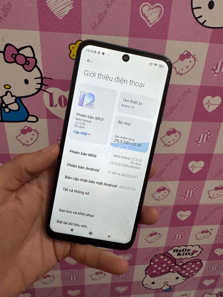 Xiaomi Redmi 10 128GB Xám. Mua bán Điện thoại tại Thành phố Vĩnh Long Vĩnh Long được đăng bởi Phúc Long hình 1