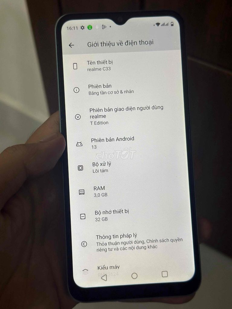 Realme C33 Ram 3/32GB, 2 sim, pin trâu. Mua bán Điện thoại tại Thành phố Thủ Đức Tp Hồ Chí Minh được đăng bởi phạm Trọng hình 1
