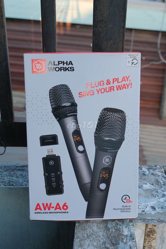 Micro Alpha Works AW-A6 Mới 100%. Mua bán Tivi, Âm thanh tại Huyện Bình Chánh Tp Hồ Chí Minh được đăng bởi TRAN TAN hình 1