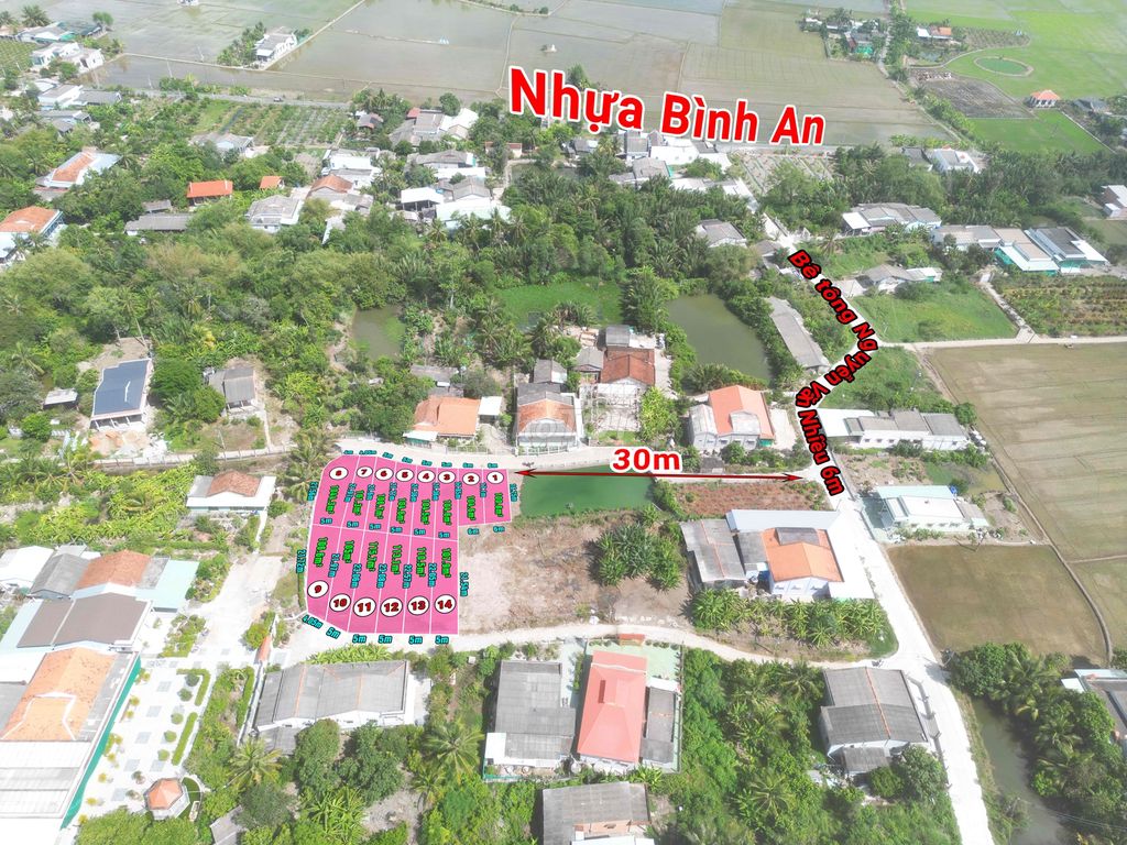 Siêu rẻ!! thổ đường xe 7 chỗ quay đầu, dân đông như phố, điên nước đủ. Mua bán đất tại Huyện Tân Trụ Long An được đăng bởi Tuyến Lê hình 1