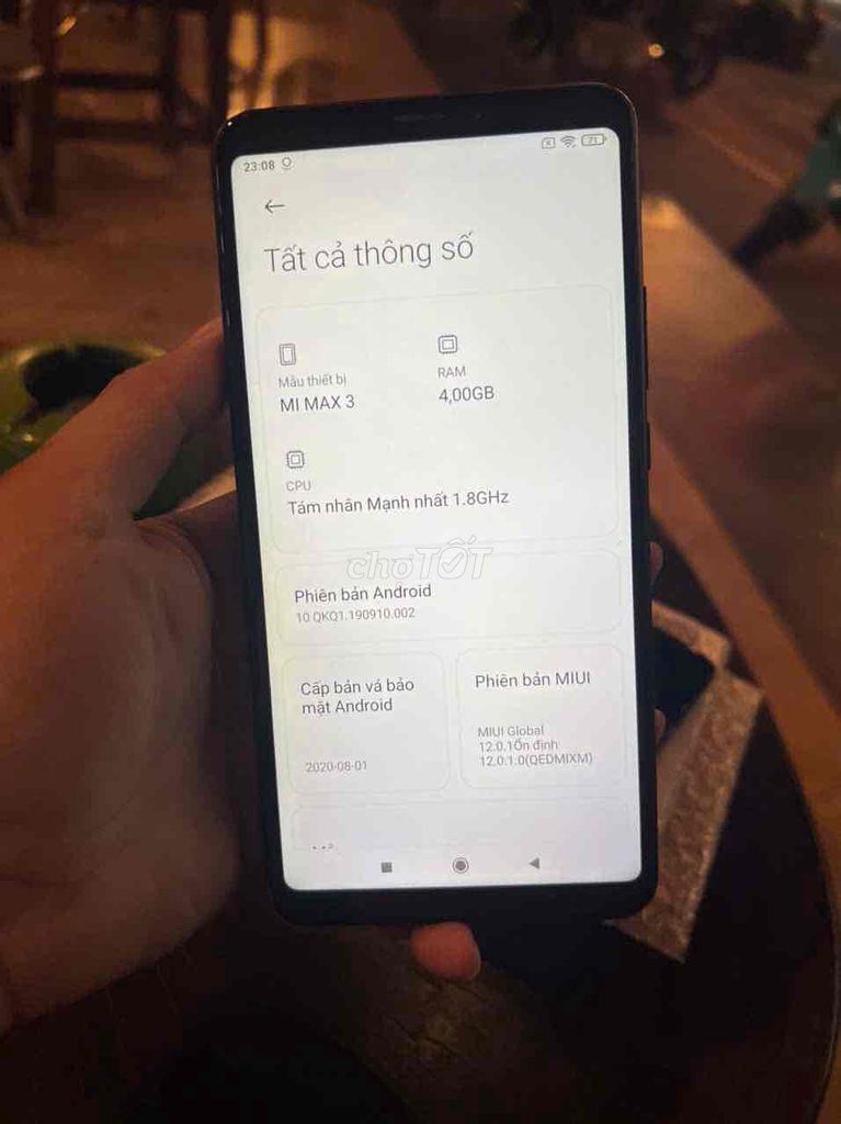 Xiaomi Mi Max 3 4/64G chuẩn zin team chưa bung