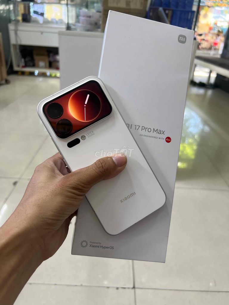 Xiaomi 17 Pro Max 512GB Trắng Rom quốc tế. Mua bán Điện thoại tại Quận Sơn Trà Đà Nẵng được đăng bởi Thanh Phước mobile hình 1