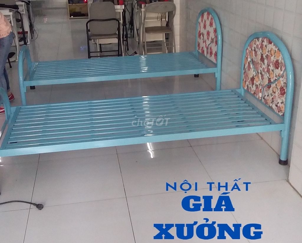 Giường ngủ sắt ---- mới chất bền chịu lực ----. Mua bán Giường, chăn ga gối nệm tại Thành phố Thủ Đức Tp Hồ Chí Minh được đăng bởi Nội Thất Giá Xưởng  hình 1