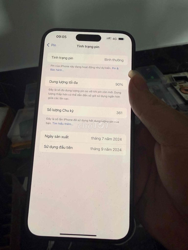 Apple iPhone 15 Plus 128GB Đen 90%. Mua bán Điện thoại tại Thị xã Phú Mỹ Bà Rịa - Vũng Tàu được đăng bởi nguyễn duy hình 1