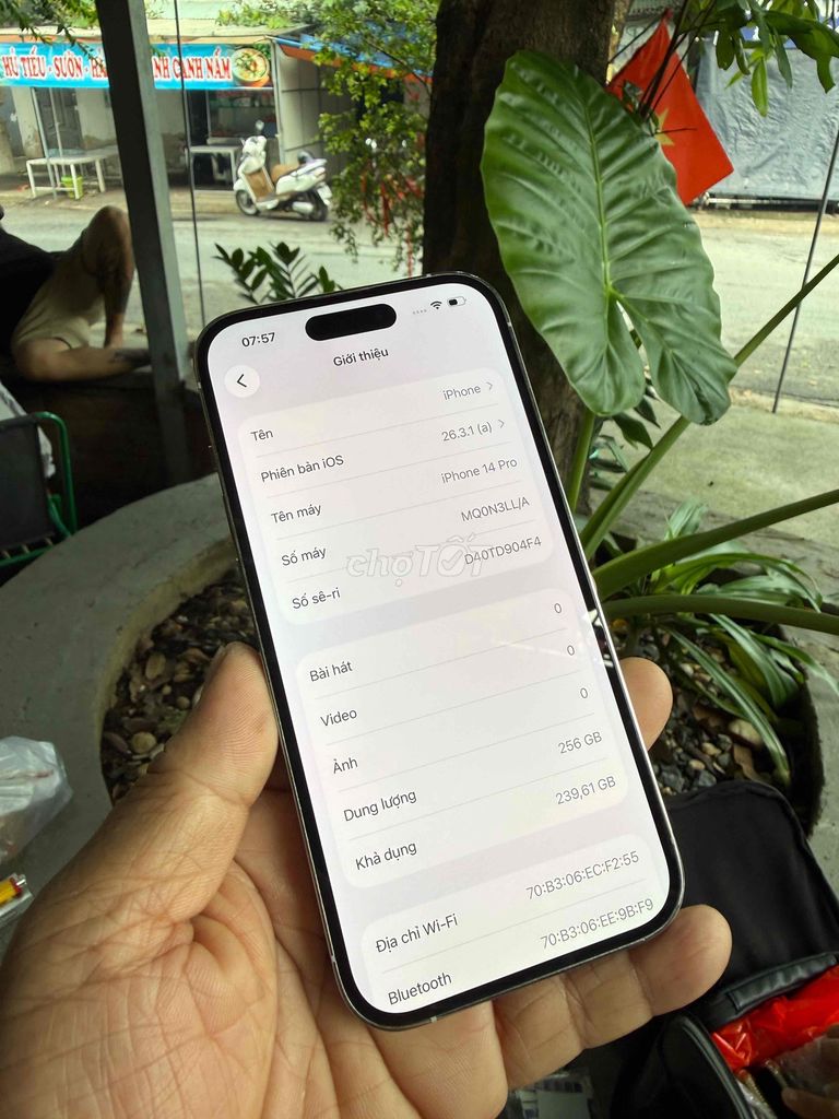 Apple iPhone 14 Pro 256GB Trắng Mỹ Đã sử dụng. Mua bán Điện thoại tại Thành phố Biên Hòa Đồng Nai được đăng bởi thanh hình 1