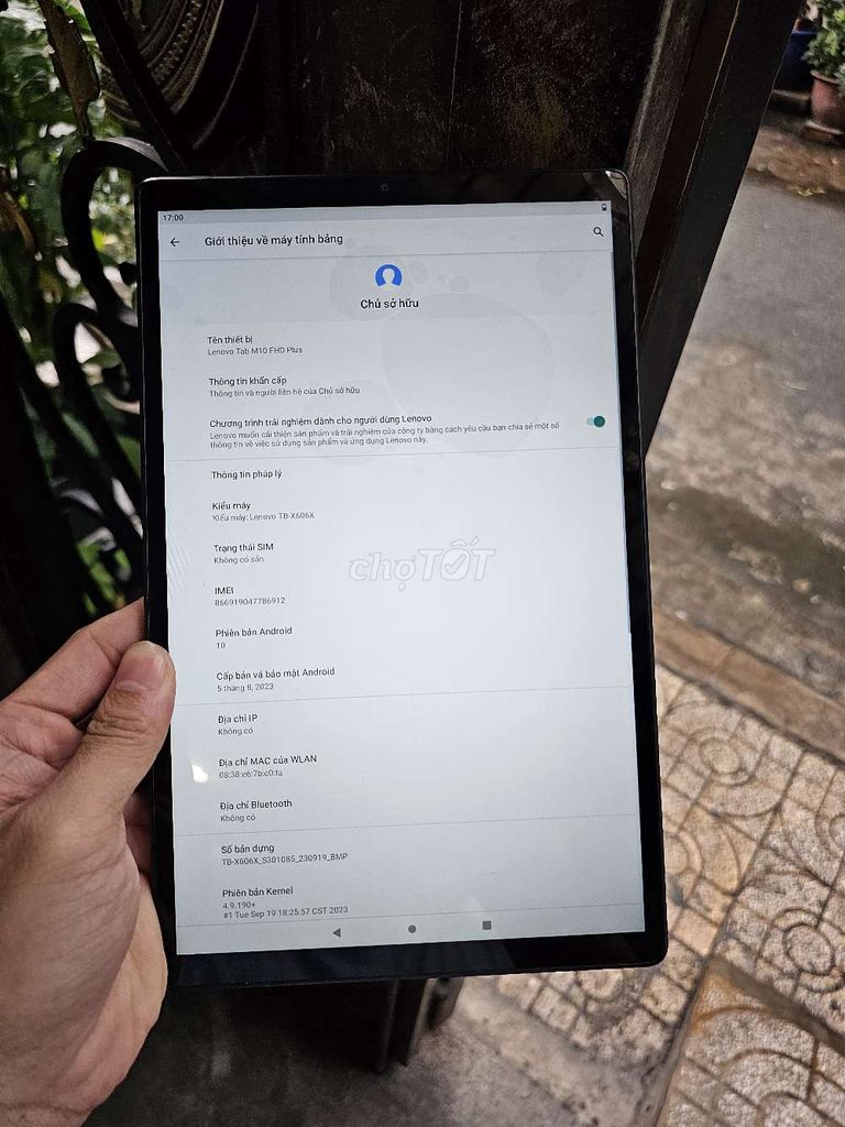 LENOVO TAB M10 FHD PLUS 99.9% 4/64 LOA TO V/N MƯỢT