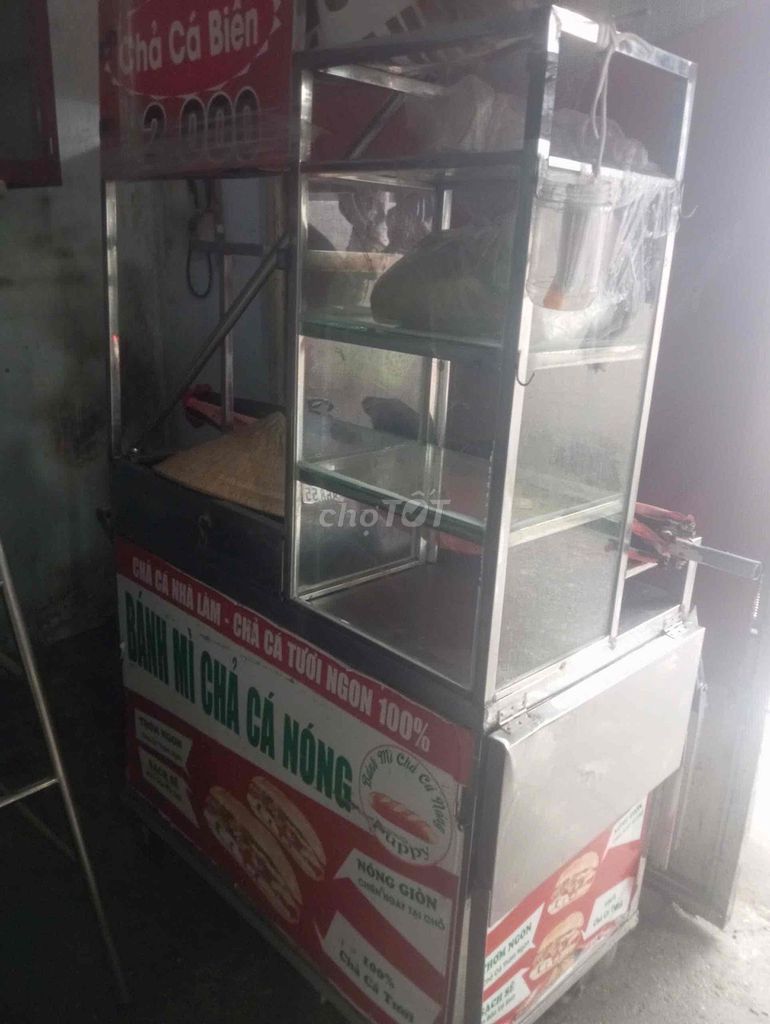 Xe bán hàng rong Inox Bạc (xe bánh mì chả cá). Mua bán Đồ chuyên dụng, Giống nuôi trồng tại Quận 12 Tp Hồ Chí Minh được đăng bởi Kha Khóm Khỉnh hình 1