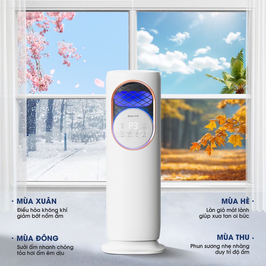 Quạt sưởi Kalite KSA368 Trắng 4 trong 1. Mua bán Quạt tại Quận Hà Đông Hà Nội được đăng bởi Thúy Tình Vũ hình 1