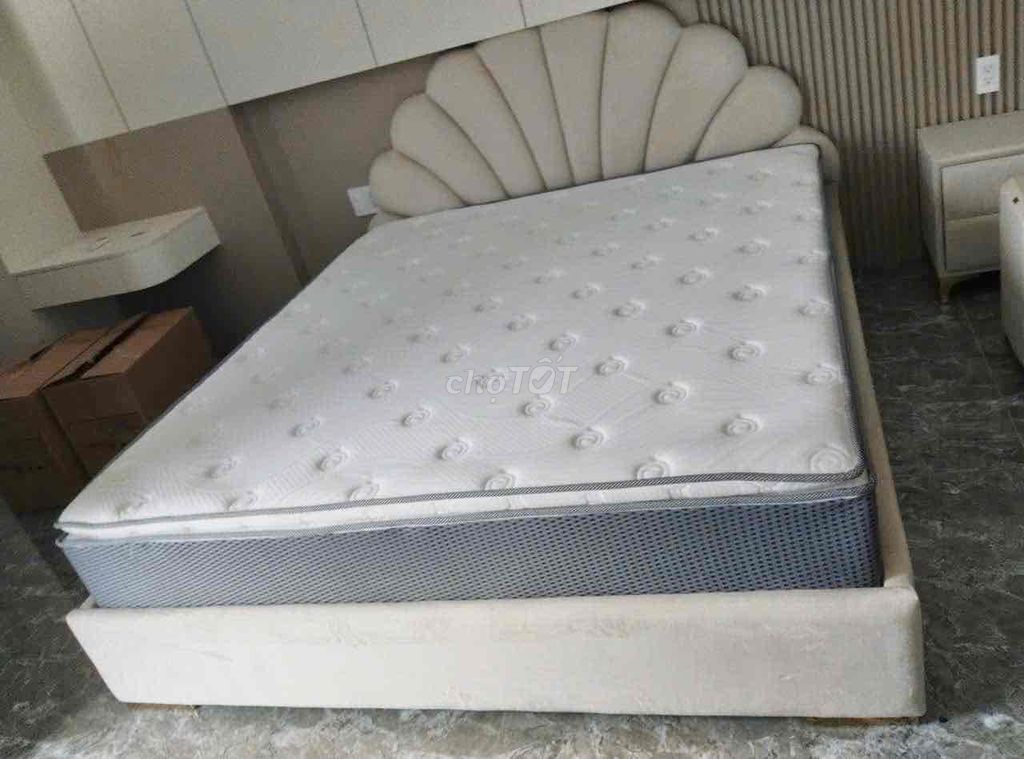 Nệm lò xo Aroma Coolcoil 3 viền 1m6x2m. Mua bán Giường, chăn ga gối nệm tại Thành phố Cao Lãnh Đồng Tháp được đăng bởi Nệm Giá Kho Cao Lãnh hình 1