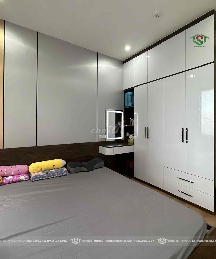 Bố trí nội thất cho phòng ngủ có diện tích nhỏ. Dịch vụ tại Quận Liên Chiểu Đà Nẵng được đăng bởi Nội thất bếp trọn gói TST  hình 1