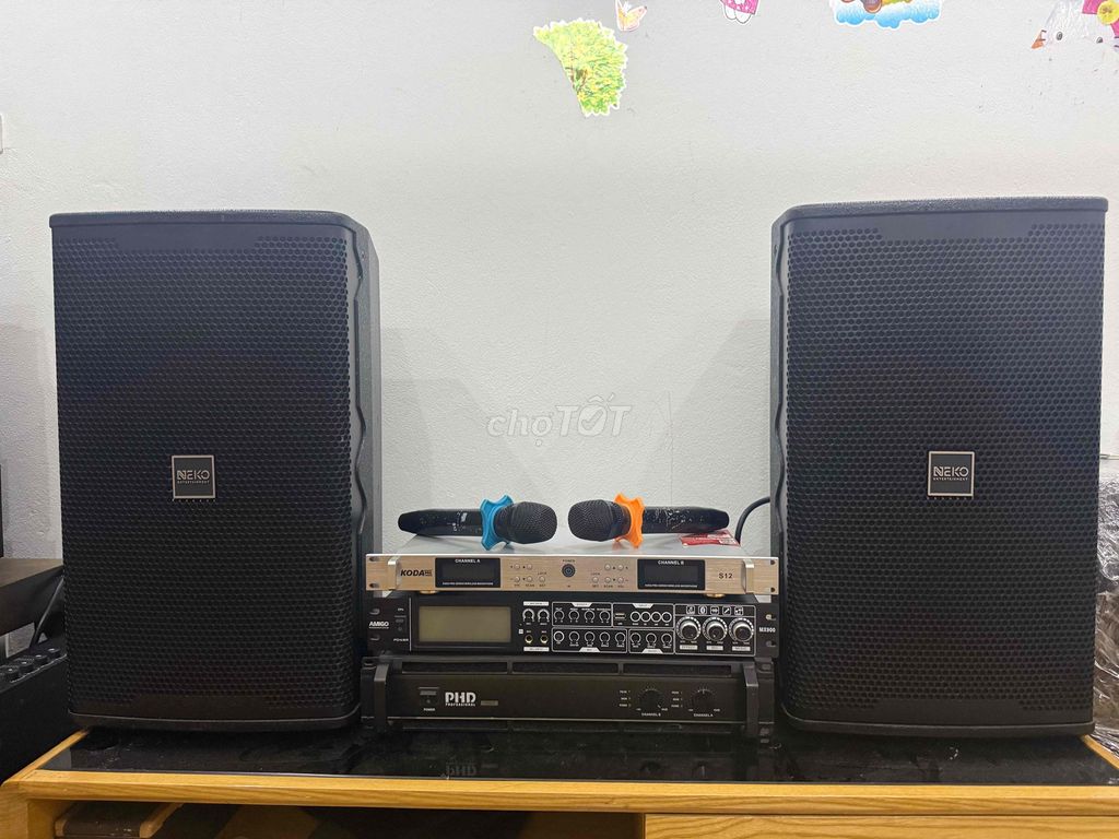 Bộ âm thanh karaoke Neko Đen. Mua bán Tivi, Âm thanh tại Quận Hà Đông Hà Nội được đăng bởi Tiến Anh hình 1