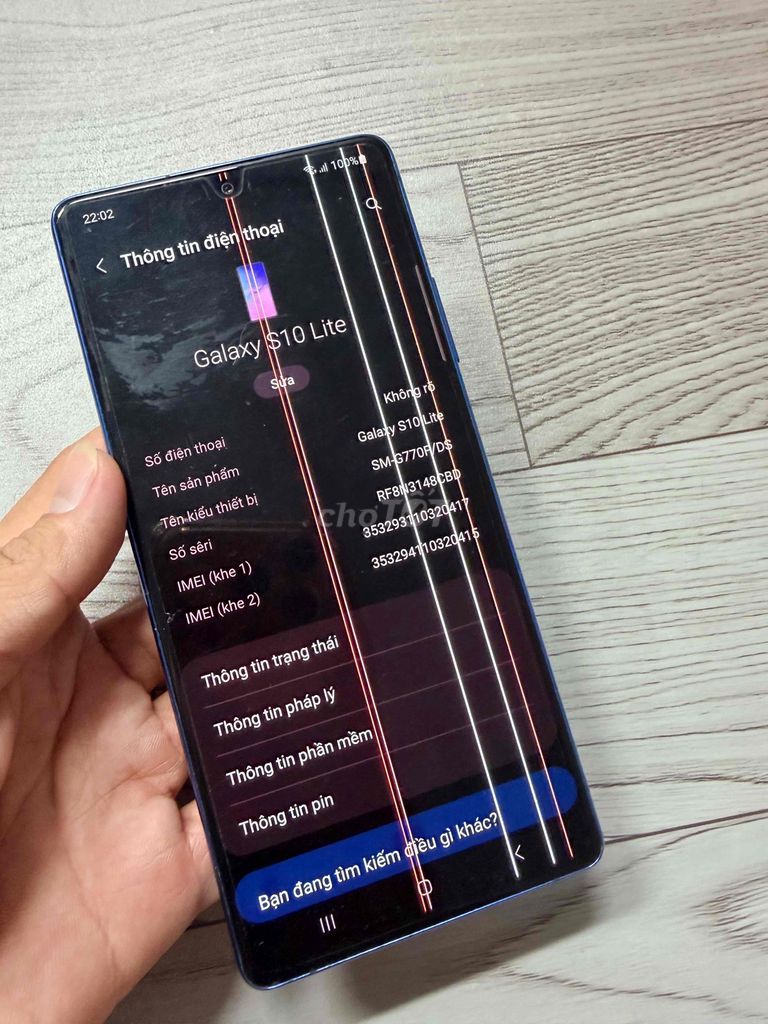 Samsung Galaxy S10 Lite 128GB Xanh. Mua bán Điện thoại tại Quận 3 Tp Hồ Chí Minh được đăng bởi giá lái hình 1