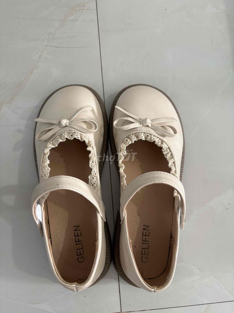 Giày búp bê GELIFEN Trắng kem size 35 Nữ. Mua bán Giày dép tại Huyện Lấp Vò Đồng Tháp được đăng bởi Su Mol hình 1