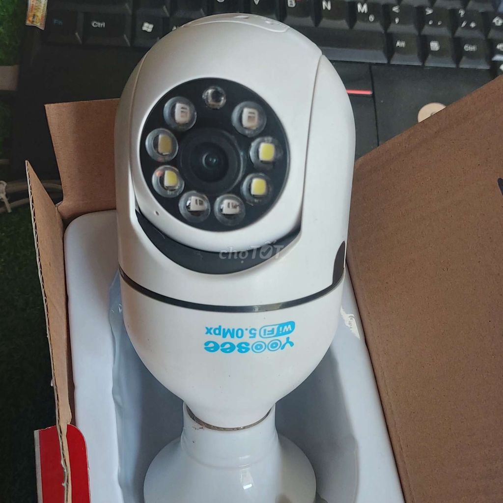 Camera Yoosee 5.0Mpx E27 chính hãng thanh lý. Mua bán Máy ảnh, Máy quay tại Thành phố Thủ Đức Tp Hồ Chí Minh được đăng bởi Cũ Giá Rẻ hình 1