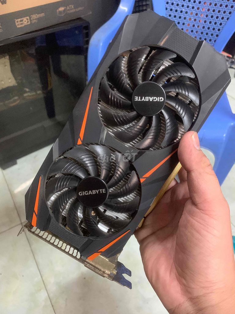 Card đồ họa Gigabyte GTX 1060 3GD5 2fan 6pin. Mua bán Linh kiện (RAM, Card...) tại Quận Tân Bình Tp Hồ Chí Minh được đăng bởi vi tính HS hình 1