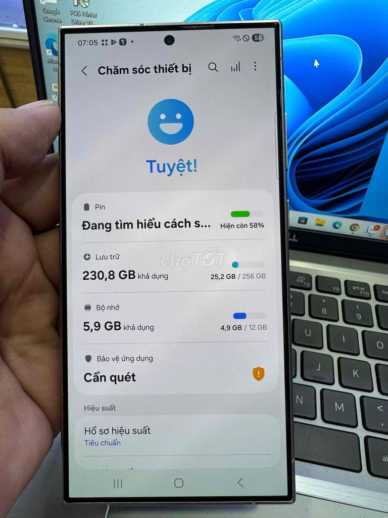 Samsung Galaxy S24 Ultra 256GB Tím. Mua bán Điện thoại tại Quận 6 Tp Hồ Chí Minh được đăng bởi QUỐC THIÊN BÁN GÓP 0 ĐỒNG  hình 1