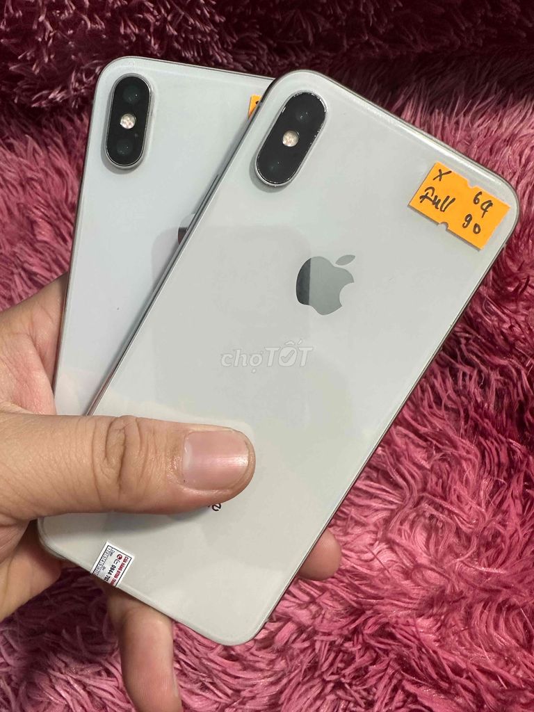 IPHONE X Quốc tế 64GB full face pin 100%