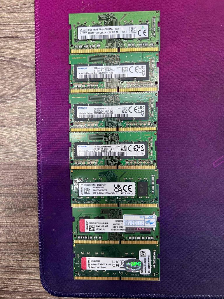 RAM DDR4 8GB Bus 3200. Mua bán Linh kiện (RAM, Card...) tại Quận Tân Phú Tp Hồ Chí Minh được đăng bởi Dương Võ hình 1