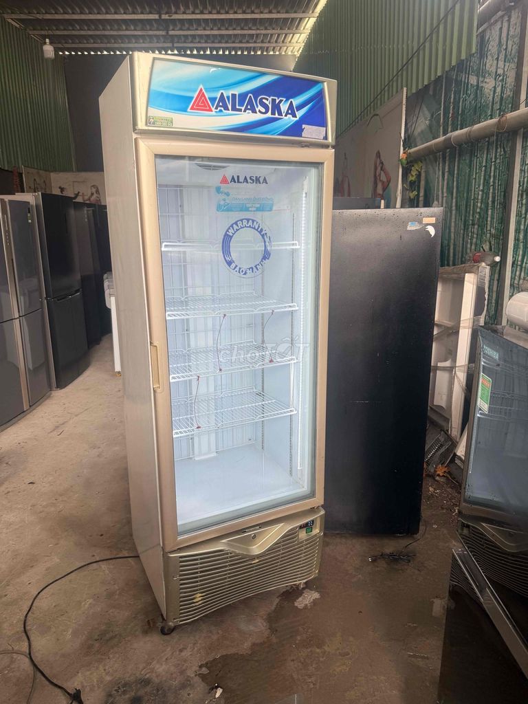 Tủ đông Alaska 400L Vàng đồng cửa kính. Mua bán Tủ lạnh tại Thành phố Thủ Đức Tp Hồ Chí Minh được đăng bởi Nam Huỳnh hình 1