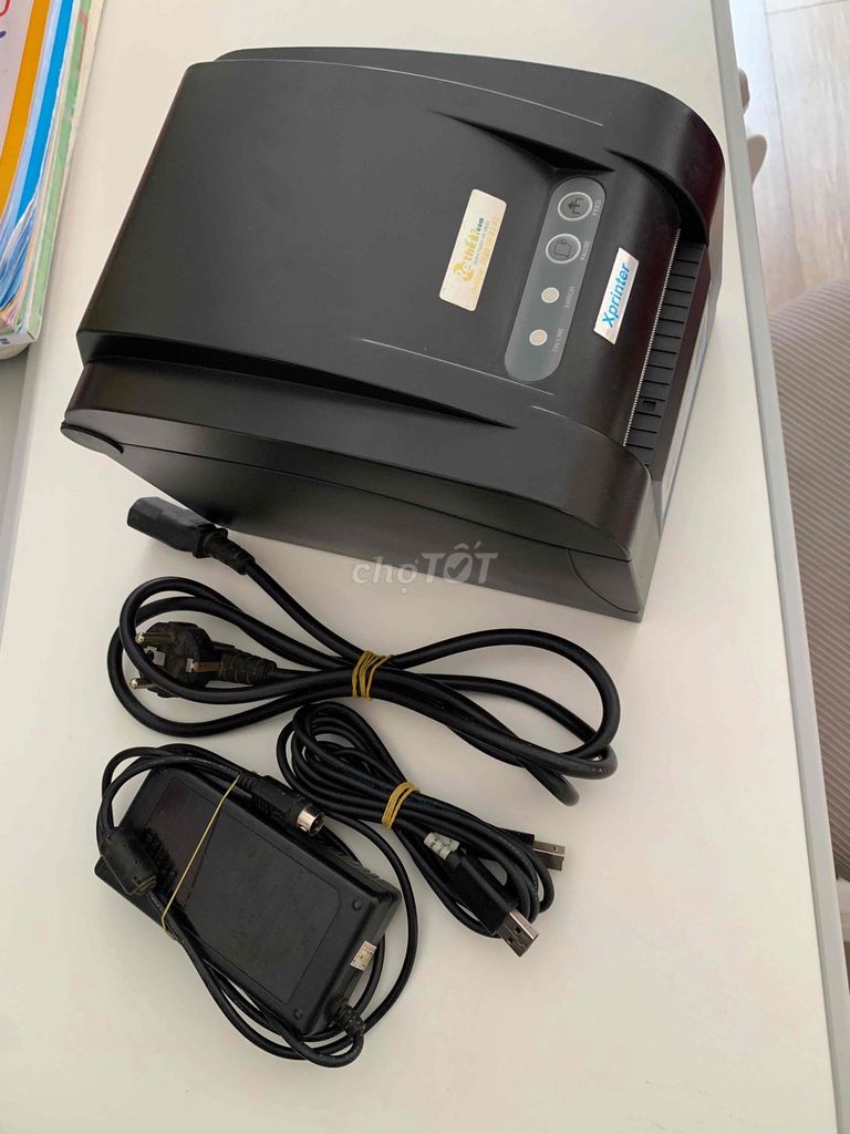 Máy in tem Xprinter XP-350B Đen Như mới. Mua bán Đồ dùng văn phòng tại Huyện Gia Lâm Hà Nội được đăng bởi Luu Quang hình 1